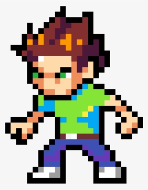 Random Guy - Pixel Game Character Png #3999503