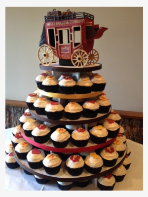 Stage Coach Rehearsal Dinner Cupcakes - Stagecoach Cakes #3999992