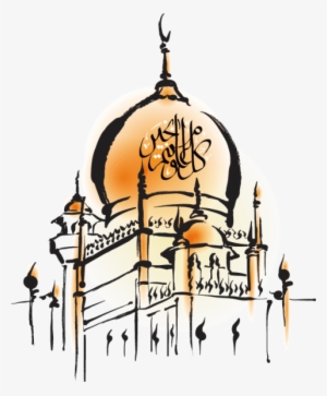 Best Hand-painted Mosque Png - Eid Ul Adha Png #40306