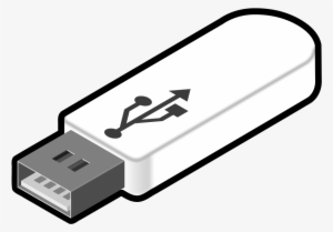 Usb Flash Drive Download Transparent Png Image - Clipart Pendrive #40529