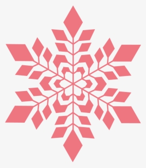 Transparent Snowflake Png Images Pictures - Pink Snowflake Transparent Background #40649