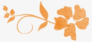 Curly Swirl Transparent Background Png - Orange Swirl Png #40801