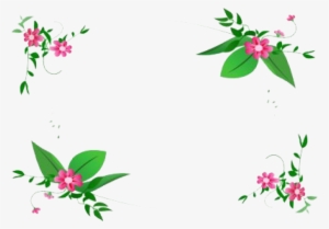 Free Png Flowers Borders Png Images Transparent - Floral Design Border Png #41104