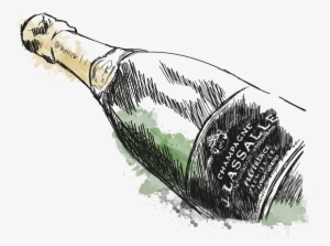 Venez Découvrir L'histoire, Le Style Et La Philosophie - Champagne Drawing Png #41151