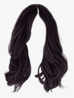 Black - Black Hair Png #41198