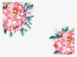 Red Watercolor Flower - Transparent Watercolor Floral Clipart #41240