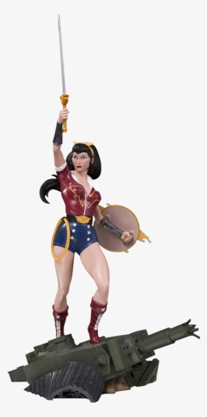 Dc Comics Statue Wonder Woman Deluxe - Wonder Woman Bombshell Statue #42713