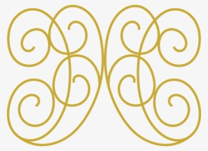 Visual Arts Drawing Decorative Arts Watercolor Painting - Gold Swirl Design #43248