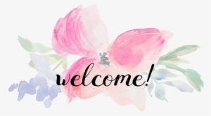 Transparent Welcome Header Clip Art Free Stock - Welcome Watercolor Sign Transparent #43249