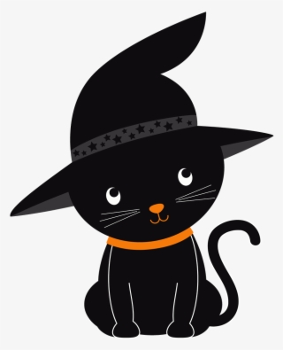 Halloween Png Download Image - Cute Halloween Cat Clipart #43372