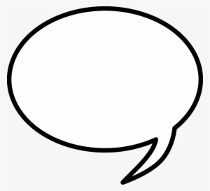 Comic Icons Png Free - Speech Bubble Png White #43755