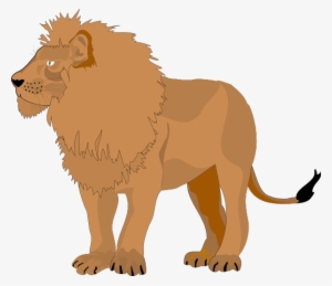 Brown Lion Svg Clip Arts 600 X 519 Px #44118