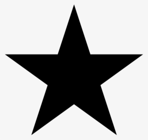 Png Star Black And White Transparent Star Black And - Transparent Background Star Png #44204