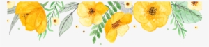 Watercolor Wreath With Flowers Png Download - Schöne Gelbe Blumen-elegante Romantische Hochzeit Papierservietten #44758 Watercolor Wreath With Flowers Png Download - Schöne Gelbe Blumen-elegante Romantische Hochzeit Papierservietten #44758