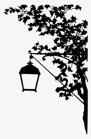 Clip Freeuse Library Clipart Vintage Street Lamp Silhouette - Hanging Lantern Png Vector #44761