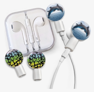 Earbuds Combo Pack - Deka Sounds Dekaslides Earbuds Combo Tri Heart + Watercolor #44888