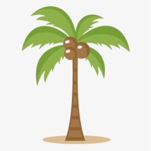 Two Palm Trees Png Clipart Image - Coconut Tree Clipart Transparent Background #45074