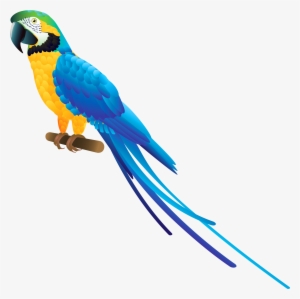 Blue Parrot Png Clipart - Parrot Png Clipart #45117