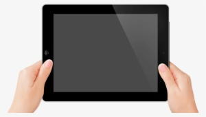 Electronics - Hands Holding Ipad Png #45121