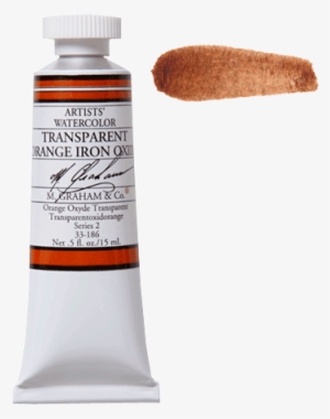 Watercolor Trans Orange Iorn Ox186 - M Graham Watercolors Cerulean Blue #45317