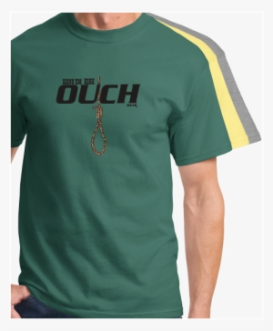 Ouchwear™ Noose Logo - Brown T Shirt On Model #45793