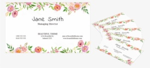 Beautiful Floral Watercolor Free Graphics - Greeting Card #45917