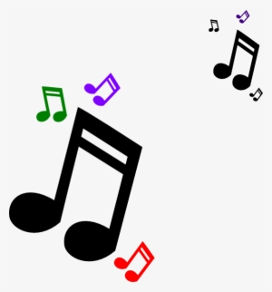 How To Set Use Colored Music Notes Clipart #46321