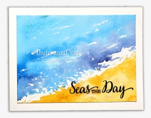 Stampin' Up So Many Shells - Watercolor Painting #46499