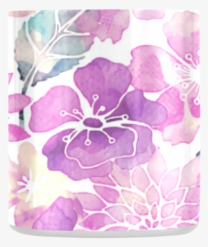 Pastel Watercolor Flower Pattern Classic Insulated #46594