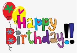 Beautiful Happy Birthday Clipart - Happy Birthday Clipart Transparent #46670