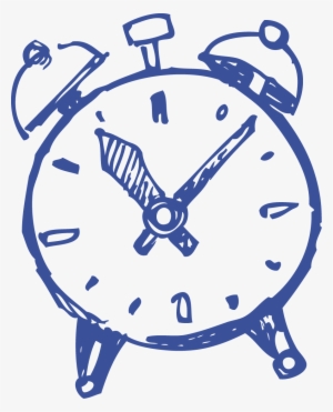 Alarm Hand Painted Transprent Handpainted Png Free - Dibujo Reloj Png #47097