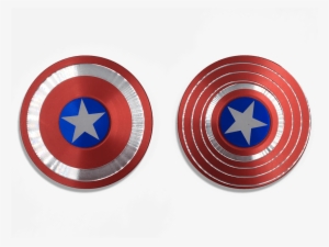 Captain America Marvel Super Heroe Shield Fidget Spinner - Captain America #47304