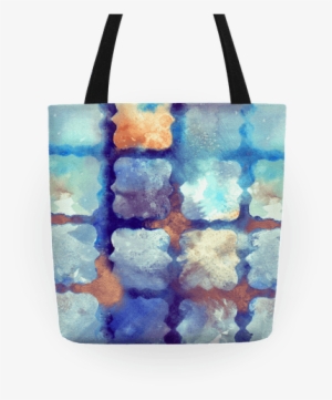 Watercolor Rainbow Texture Pattern Tote #47792