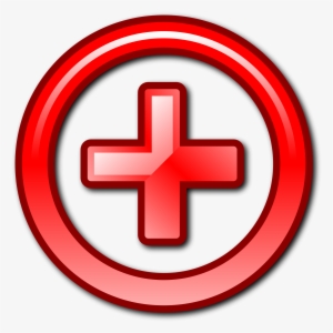Open - Red Plus Sign #47794