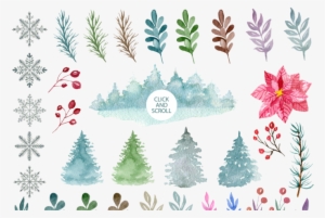 Watercolor By Juliabadeeva - Christmas Tree #48096