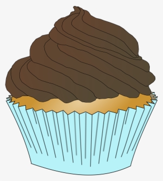 Chocolate Cake Clipart Cupcake Frosting - Rainbow Cupcake Clip Art #48221