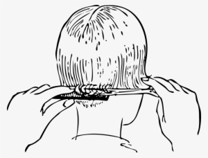 Line Art Download Watercolor Painting Black And White - Saç Kesim Teknikleri #48371 Line Art Download Watercolor Painting Black And White - Saç Kesim Teknikleri #48371