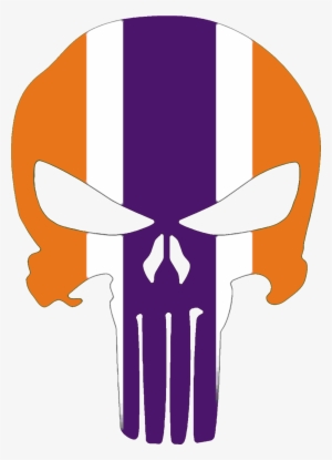 Clemson Football Clipart At Getdrawings - Punisher Skull #48392