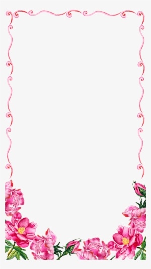 Floral Border PNG, Transparent Floral Border PNG Image Free Download -  PNGkey