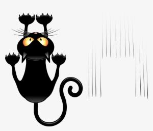 Black Cat Cartoon Png #48580