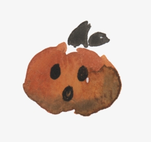 Pumpkin Watercolor Hand Painted Transparent - Facial Expression #48655