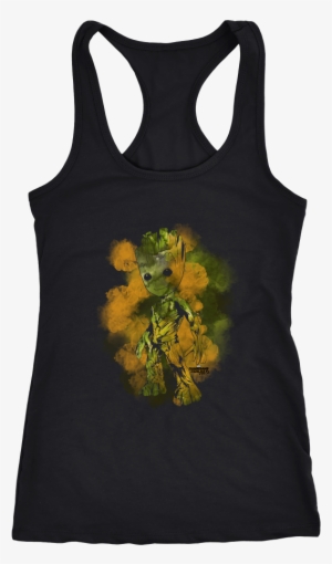 Guardians Of Galaxy Vol 2 Watercolor Groot Tshirt Graphic - Cute Class Of 2019 Shirts #48966