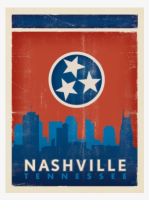 3 "spirit Of Nashville" Posters - Nashville Tennessee Flag #400072