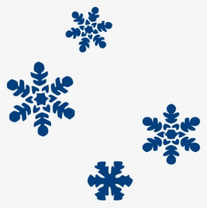 Blue Snow Flakes Png Clip Art #400150