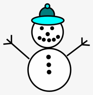 Snow Man Svg Clip Arts 594 X 599 Px #400334