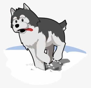 Big Image - Snow Dog Clipart #400508