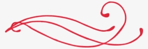 Fancy Red Line Png - Red Swirl No Background #400674