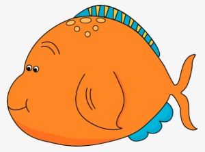 Fish - Orange Fish Clipart #400906