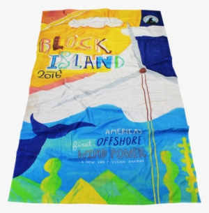 Full Color Sublimation Promotional Beach Towel #401441
