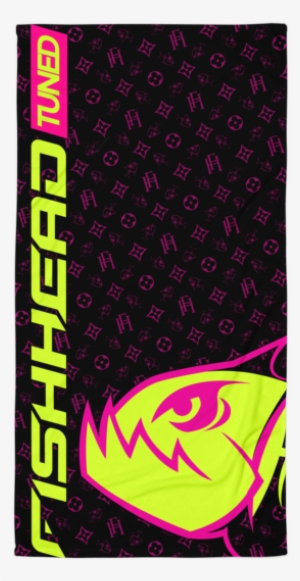 Fishhead Beach Towel - Graphic Design #401936